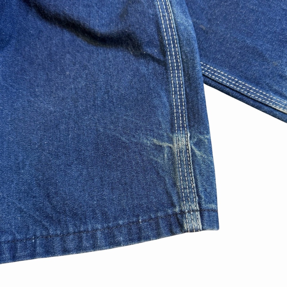 VTG Carhartt B95 Carpenter Jeans USA Made Dark Wash Denim 30x32 RN14806 (32x34) - Picture 8 of 11